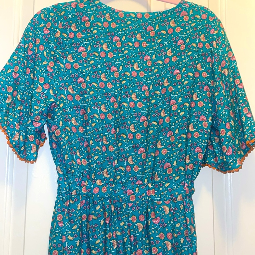 Pink Ripple Boho Maxi Dress - Picture 7 of 8